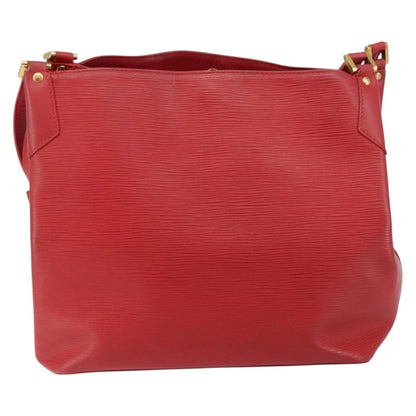 Louis Vuitton Mandara Handbag Epi Leather, RED, LEATHER, Shoulder bag
