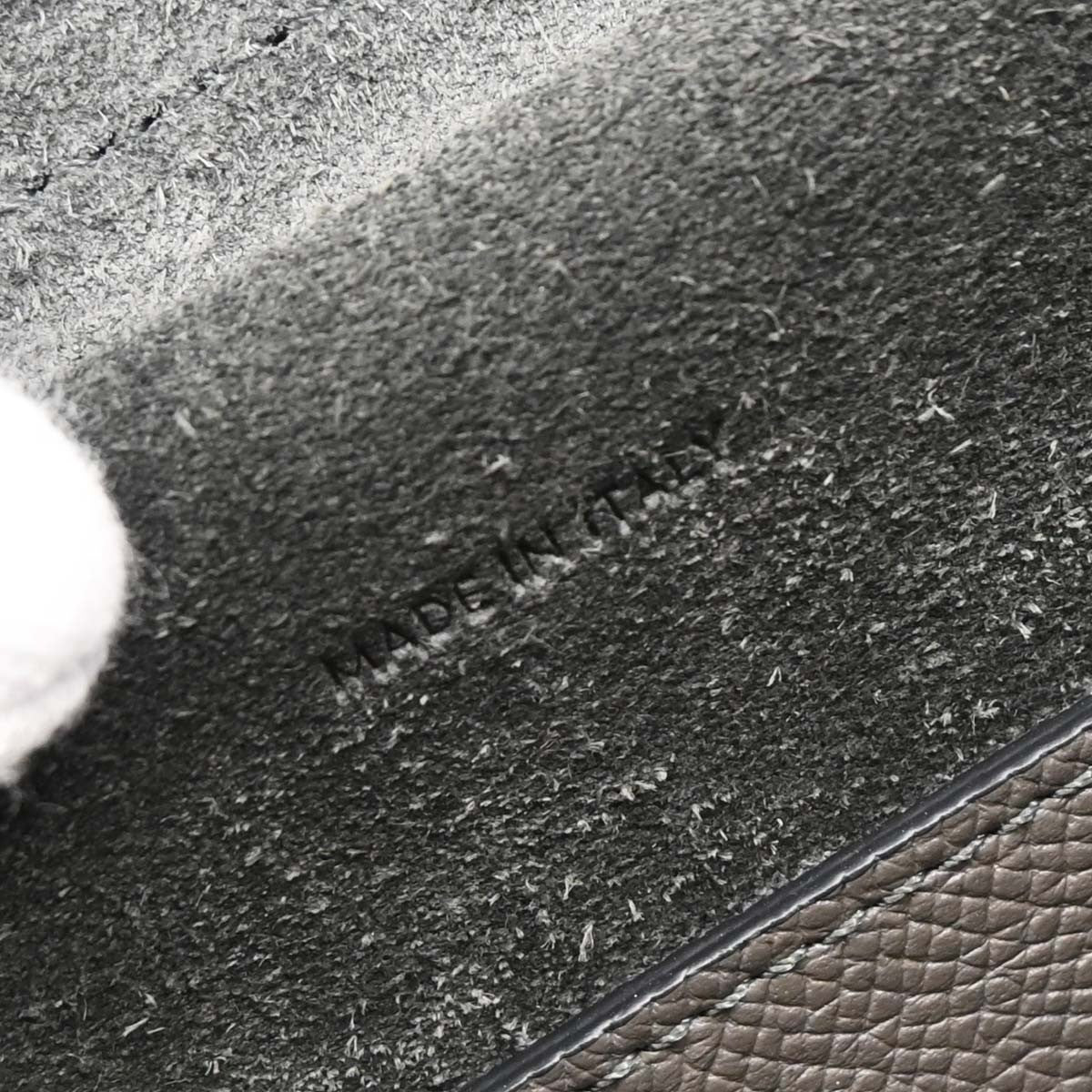 Celine Belt Bag Textured Leather, GRAY, LEATHER, Handbag