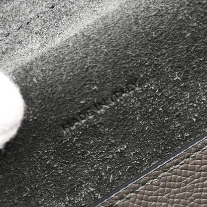 Celine Belt Bag Textured Leather, GRAY, LEATHER, Handbag