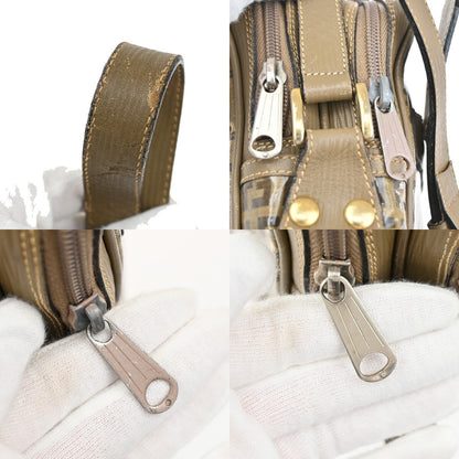 Fendi Camera Case Pattern Zucca, BROWN, CANVAS, Shoulder bag