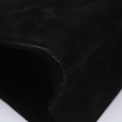 Salvatore Ferragamo Vintage Vara Bow Top Handle Bag Suede, BLACK, SUEDE, Handbag