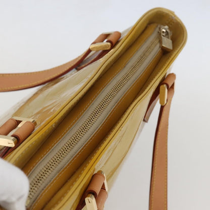 Louis Vuitton Houston Handbag Monogram Vernis, BEIGE, PATENT_LEATHER, Handbag