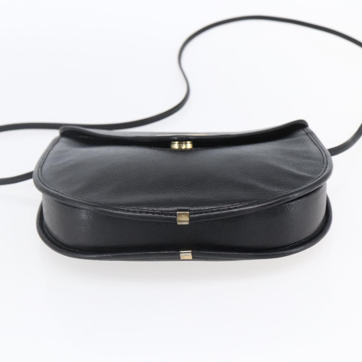 Saint Laurent Vintage Shoulder Bag Leather, BLACK, LEATHER, Shoulder bag