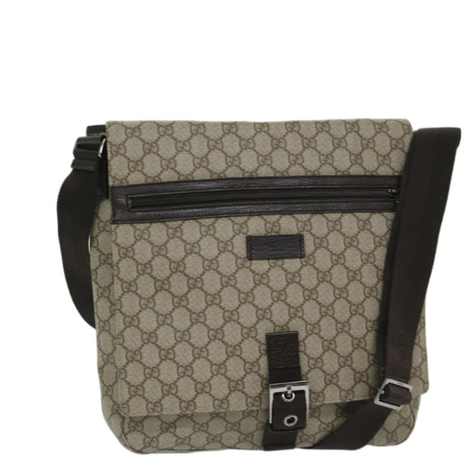Gucci GG Supreme Messenger Bag GG canvas, BEIGE, CANVAS, Shoulder bag