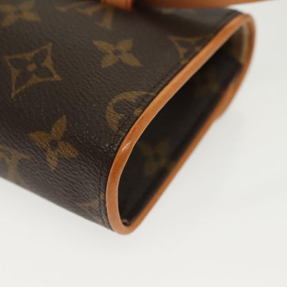 Louis Vuitton Florentine Waist Bag Monogram Canvas, BROWN, CANVAS, Clutche & pouche
