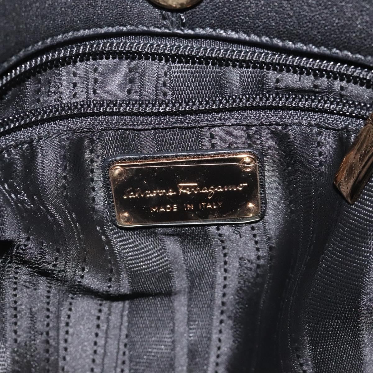 Salvatore Ferragamo Miss Vara Giusy Hobo Leather, BLACK, LEATHER, Shoulder bag