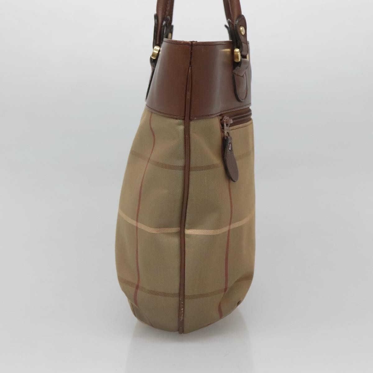 Burberry Nova check Shoulder bag Canvas, BEIGE, CANVAS, Shoulder bag