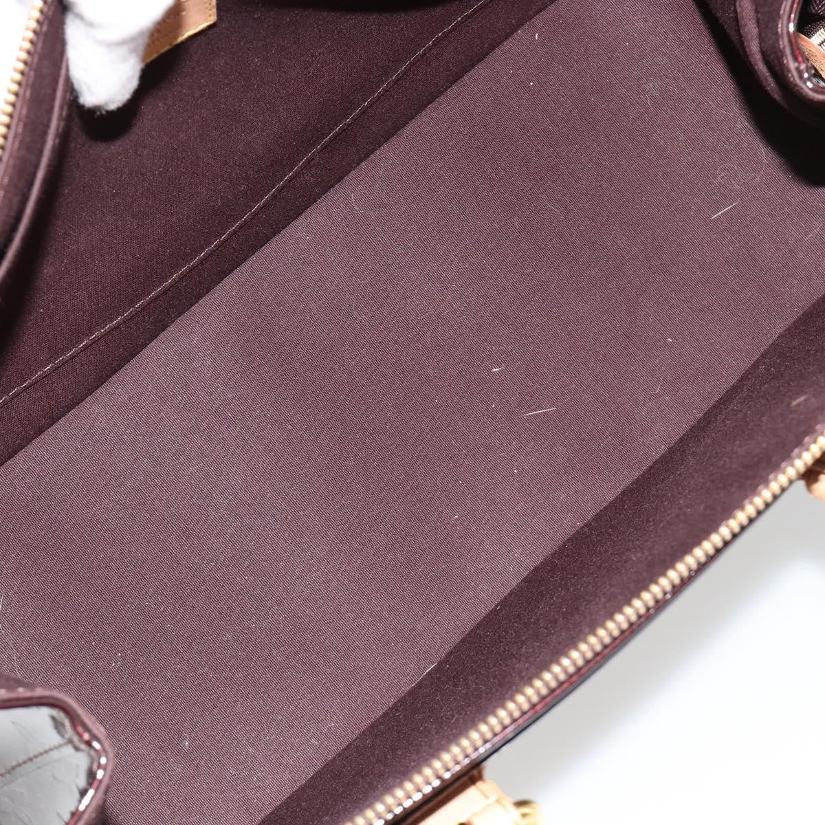 Louis Vuitton Rosewood Avenue Handbag Monogram Vernis, Purple, Patent Leather, Handbag