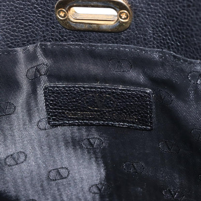 Valentino Garavani Vintage shoulder bag Leather, BLACK, LEATHER, Shoulder bag