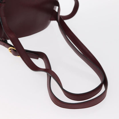 cartier Happy birthday backpack Leather, BURGUNDY, LEATHER, Backpack