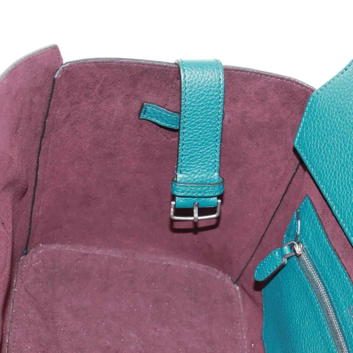 Bally Vintage Handbag Leather, GREEN, LEATHER, Handbag