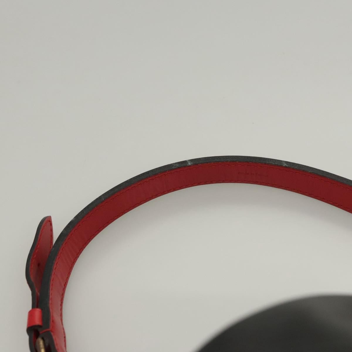 Louis Vuitton Bicolor Noe Handbag Epi Leather, BLACK, LEATHER, Shoulder bag