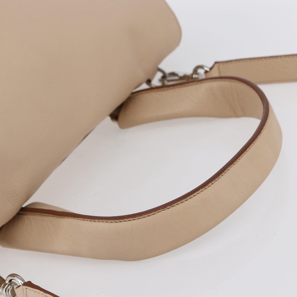 Givenchy Pandora Pure Satchel Leather, BEIGE, LEATHER, Handbag