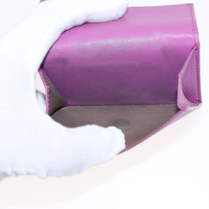 Bottega Veneta Trifold Wallet Intrecciato Leather, PURPLE, LEATHER, Wallets