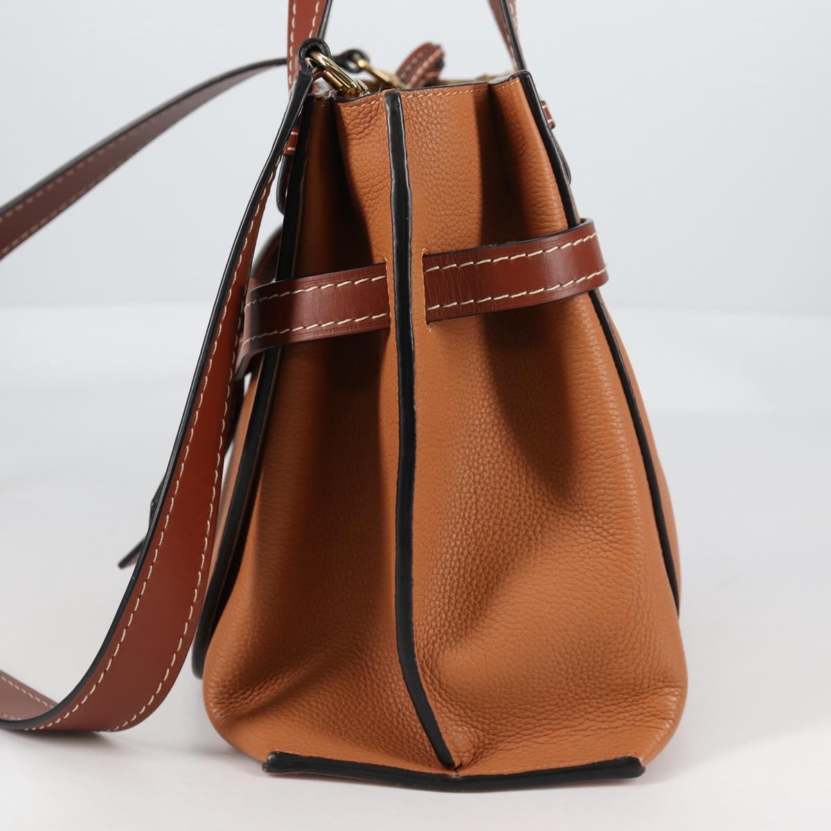 Loewe Gate Tote Leather, BROWN, LEATHER, Tote bag