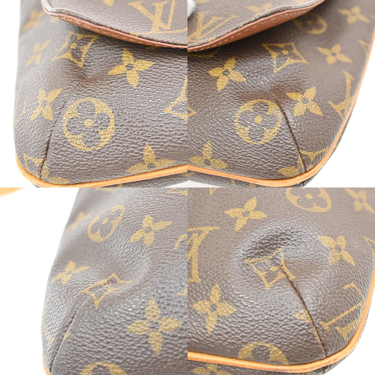 Louis Vuitton Musette Salsa Handbag Monogram Canvas, BROWN, LEATHER, Shoulder bag