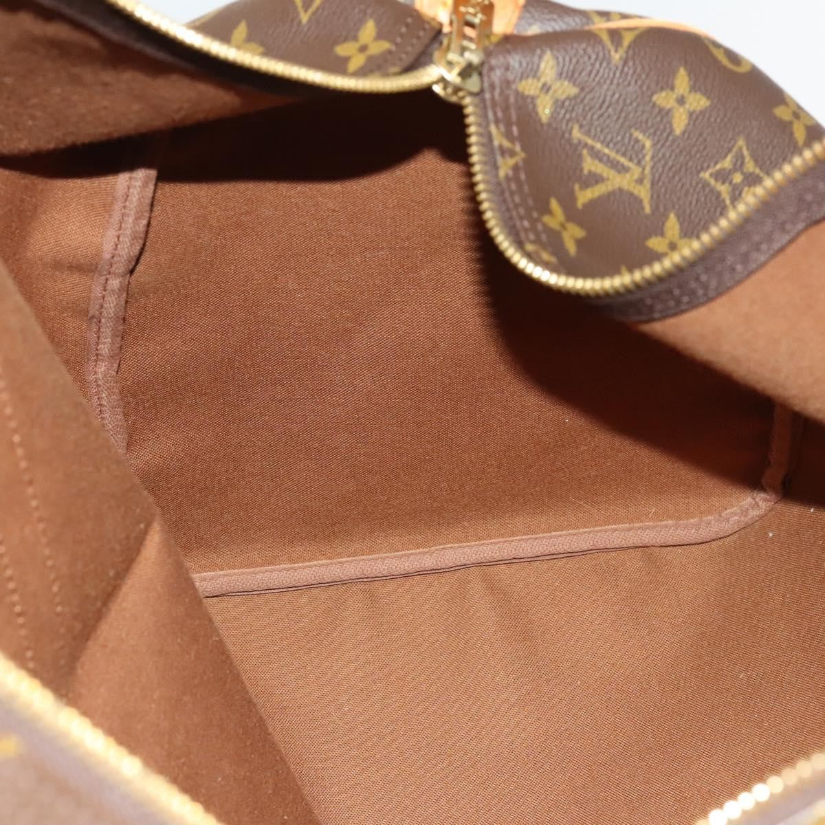 Louis Vuitton Keepall Bag Monogram Canvas, BROWN, CANVAS, Travel bag