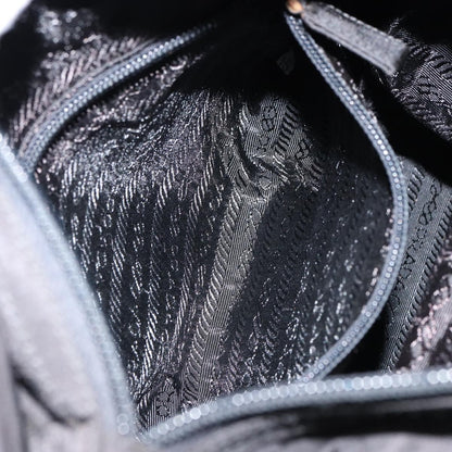 Prada Vintage Zip Tote Tessuto, BLACK, NYLON, Tote bag