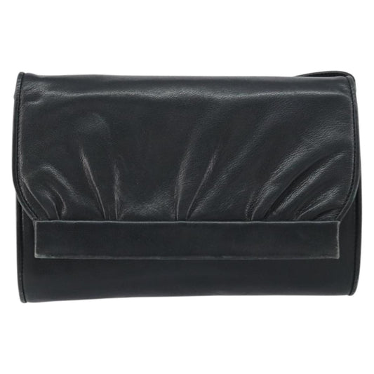 Gucci Vintage Shoulder Bag Leather, BLACK, LEATHER, Shoulder bag