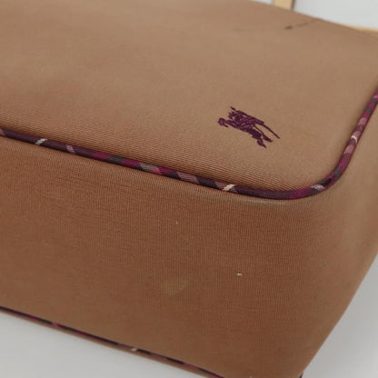 Burberry Nova Check Tote Leather, BEIGE, CANVAS, Tote bag