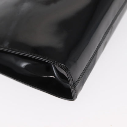 Salvatore Ferragamo Vintage Gancini Chain Shoulder Bag Patent Leather, BLACK, PATENT_LEATHER, Shoulder bag