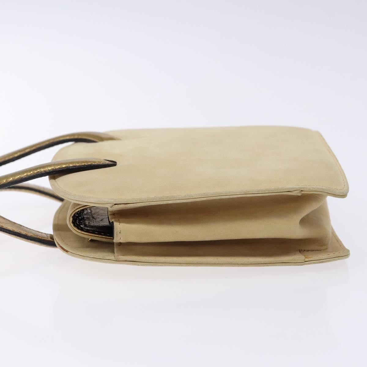 Salvatore Ferragamo Vintage Handbag Suede, BEIGE, SUEDE, Handbag