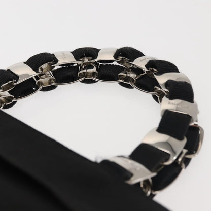 Salvatore Ferragamo Vala Handbag Canvas, BLACK, CANVAS, Handbag