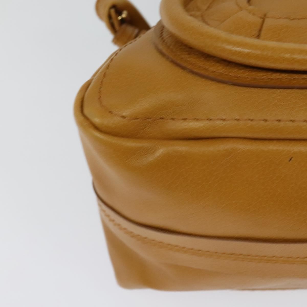 Chloe Paraty Top Handle Bag Leather, GOLD, LEATHER, Handbag