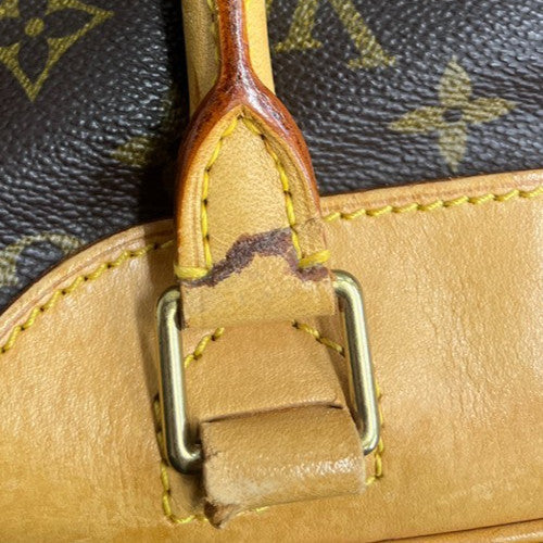 Louis Vuitton Deauville Handbag Monogram Canvas, BROWN, CANVAS, Handbag