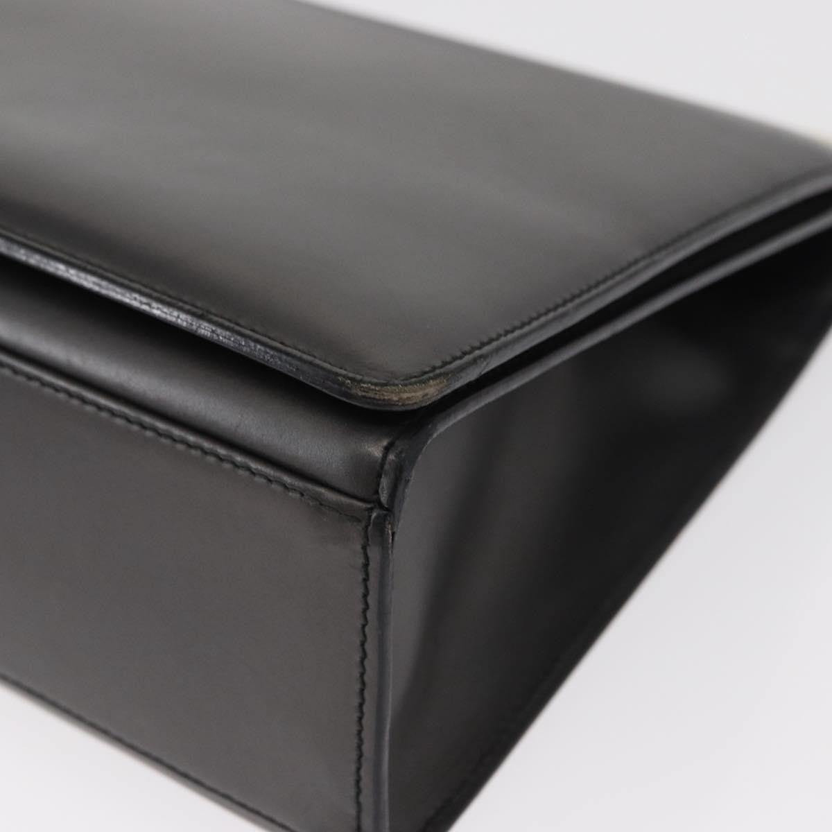 Gucci Vintage Shoulder Bag Leather, BLACK, LEATHER, Shoulder bag