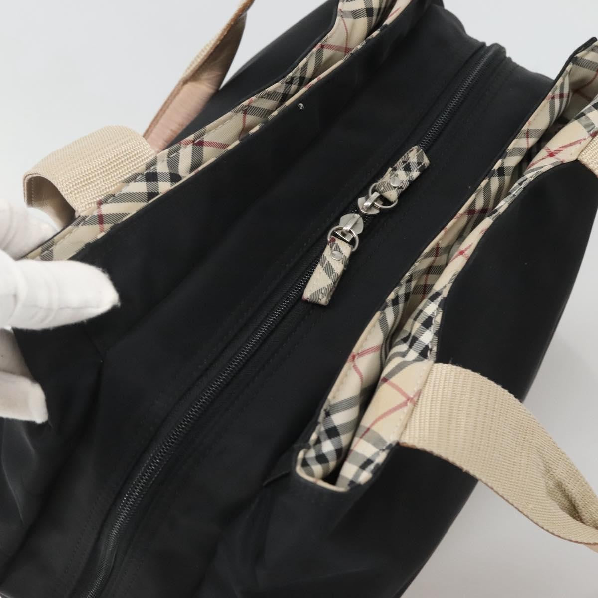 Burberry Vintage Handbag Nylon, BLACK, NYLON, Handbag