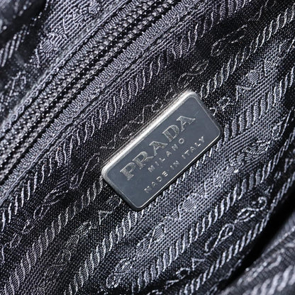 Prada Vintage Zip Tote Tessuto, BLACK, NYLON, Tote bag