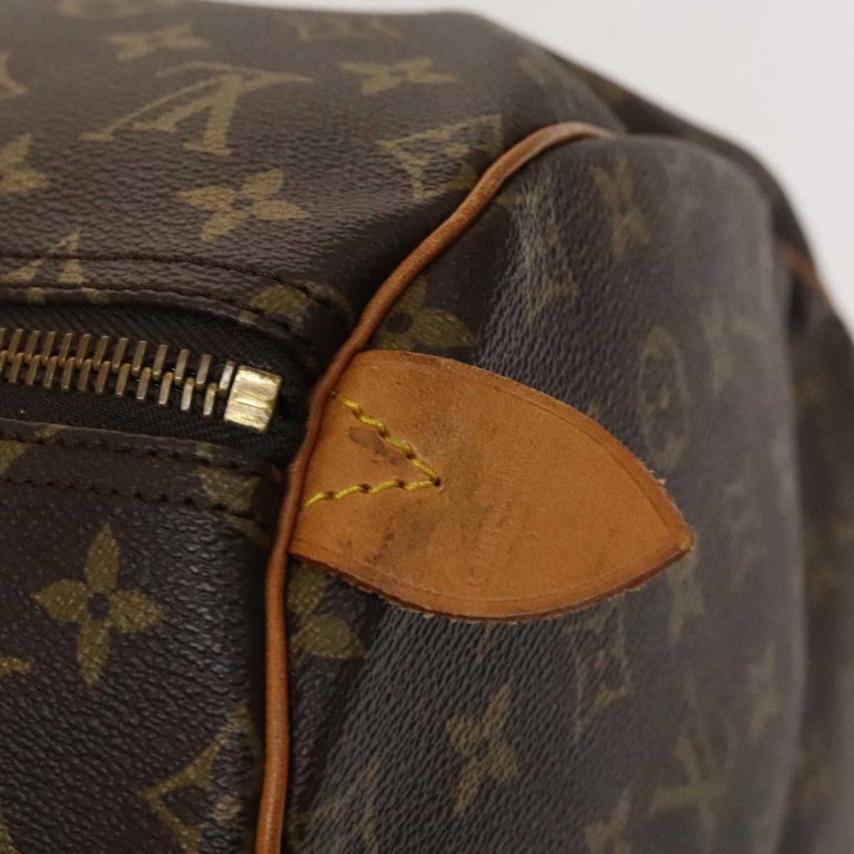 Louis Vuitton Keepall Bag Monogram Canvas, BROWN, CANVAS, Travel bag