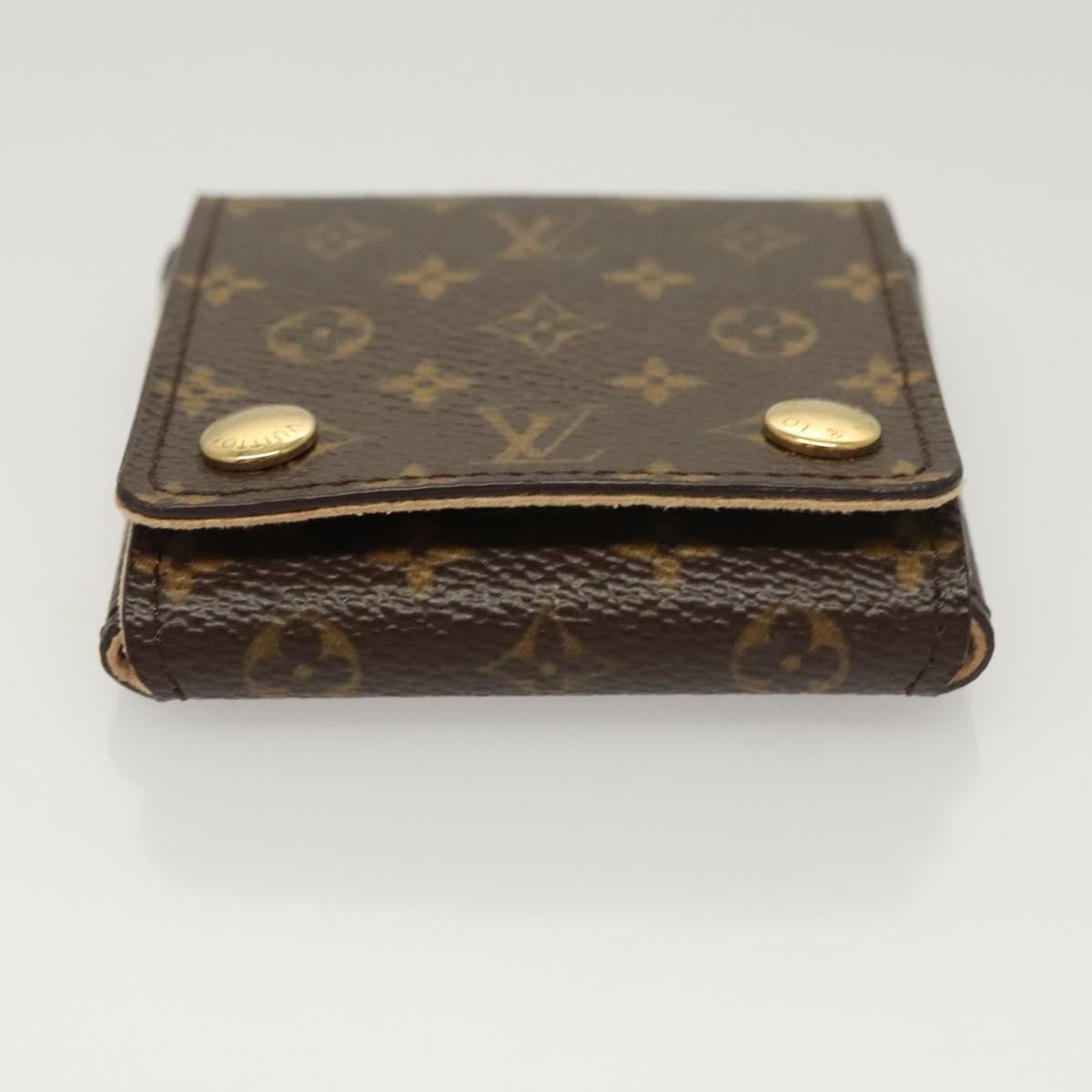 Louis Vuitton CASE JEWELRY BOX Canvas, BROWN, CANVAS, Wallets