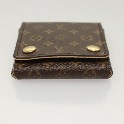 Louis Vuitton CASE JEWELRY BOX Canvas, BROWN, CANVAS, Wallets