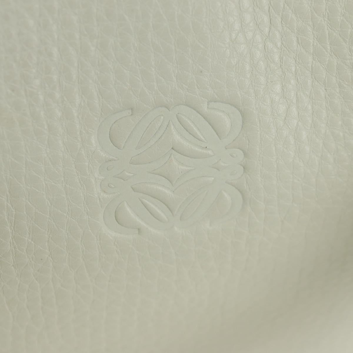 Loewe Amazona NM Bag Leather, WHITE, LEATHER, Handbag
