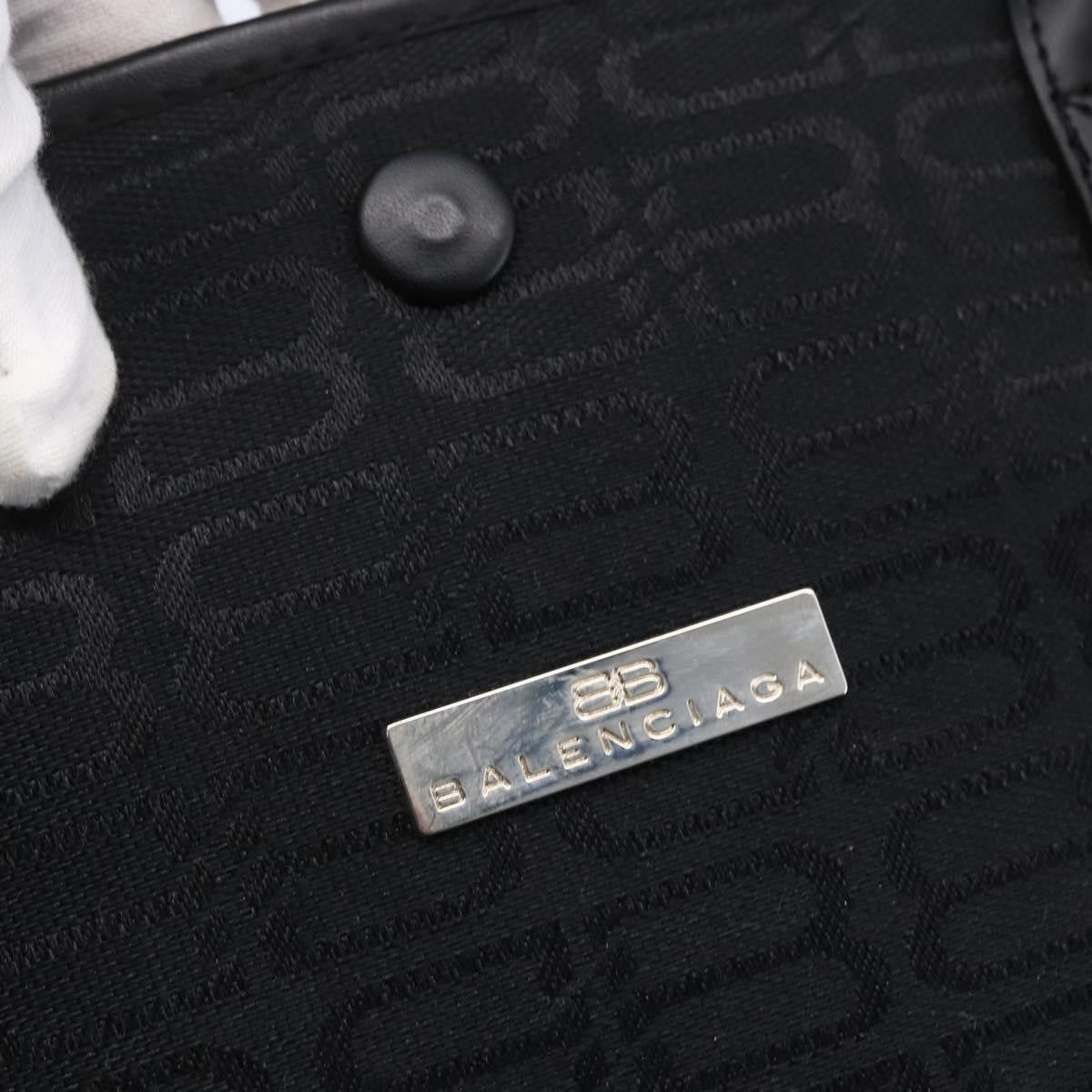 Balenciaga Vintage tote Canvas, BLACK, CANVAS, Tote bag