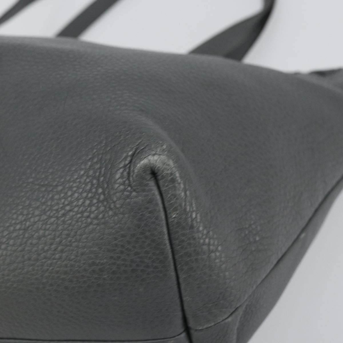 Gucci Bamboo Tassel Tote Leather, GRAY, LEATHER, Tote bag