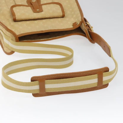 Louis Vuitton Mary Kate Messenger Bag Mini Lin, BEIGE, CANVAS, Crossbody bag