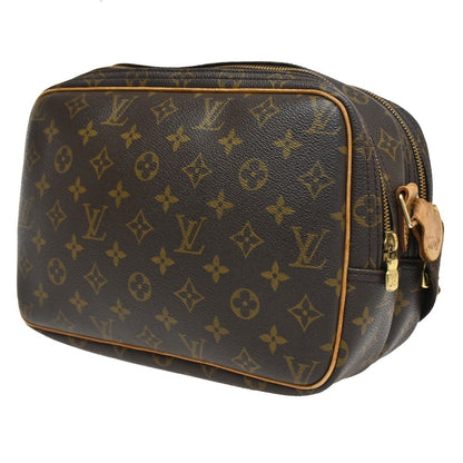 Louis Vuitton Reporter Bag Monogram Canvas, BROWN, CANVAS, Shoulder bag