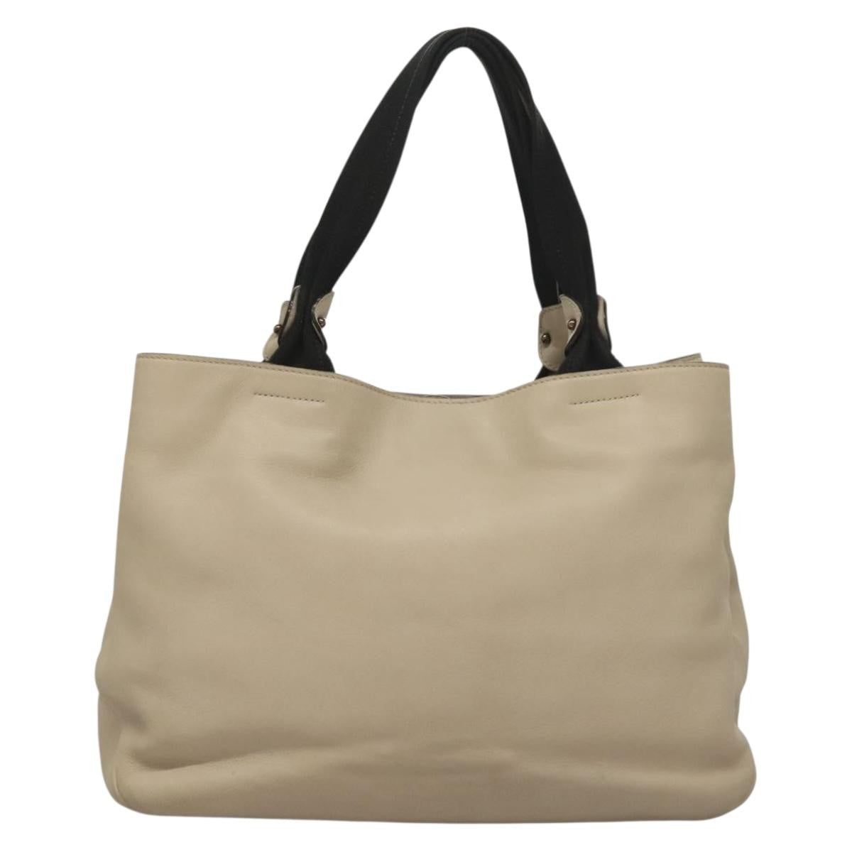 Salvatore Ferragamo Vara bow tote Leather, BEIGE, LEATHER, Tote bag