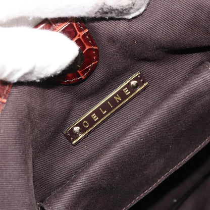 Celine Bittersweet Canvas, Brown, Canvas, Handbag