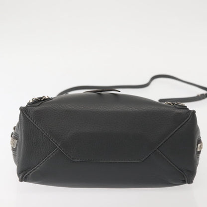 Balenciaga Papier A4 Zip Around Classic Studs Bag Leather, GRAY, LEATHER, Handbag