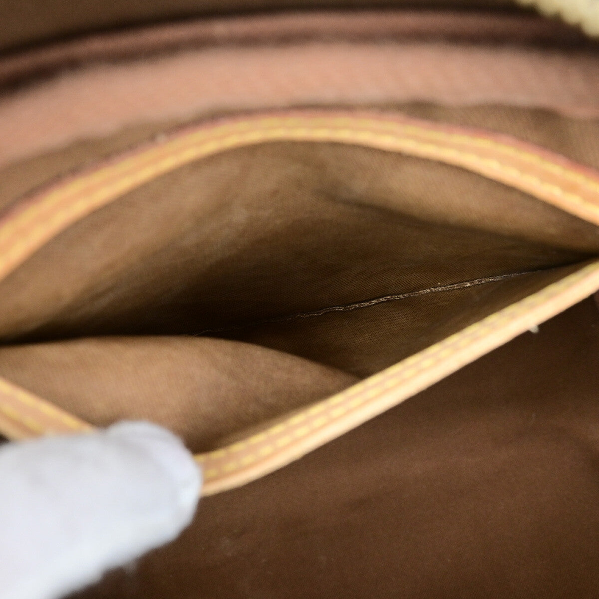 Louis Vuitton Montorgueil Handbag Monogram Canvas, BROWN, CANVAS, Handbag