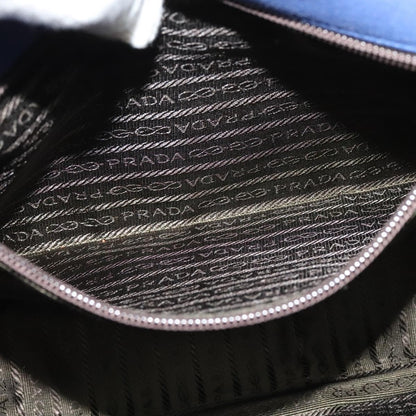 Prada Vintage Shoulder Bag Canvas, BLUE, CANVAS, Shoulder bag