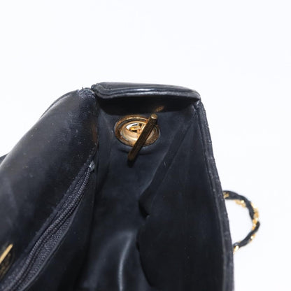 Bally Vintage Shoulder Bag Leather, BLACK, LEATHER, Shoulder bag