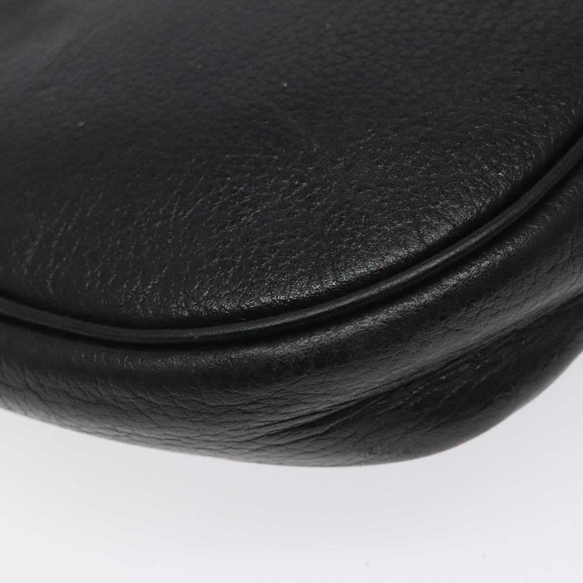 Burberry Flap Shoulder Bag Leather, BLACK, LEATHER, Shoulder bag