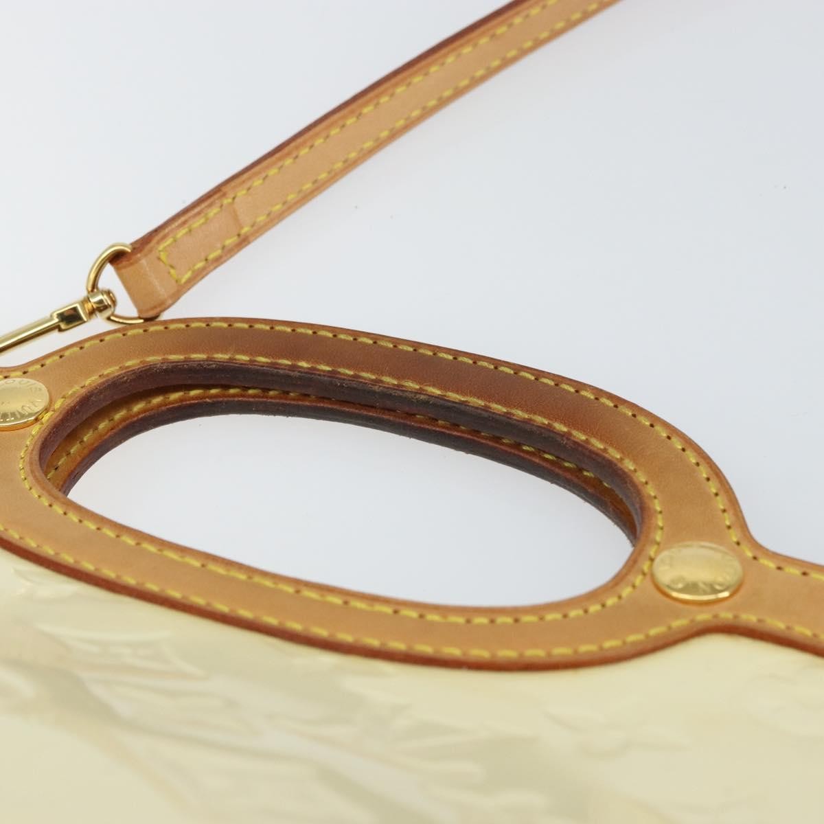 Louis Vuitton Roxbury Drive Handbag Monogram Vernis, BEIGE, PATENT_LEATHER, Handbag