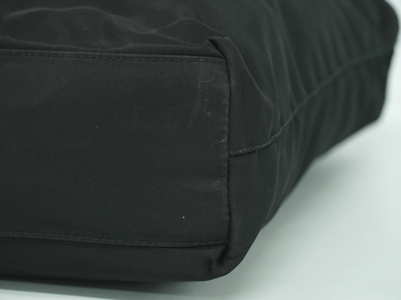 Prada Vintage Tote Tessuto, BLACK, NYLON, Tote bag