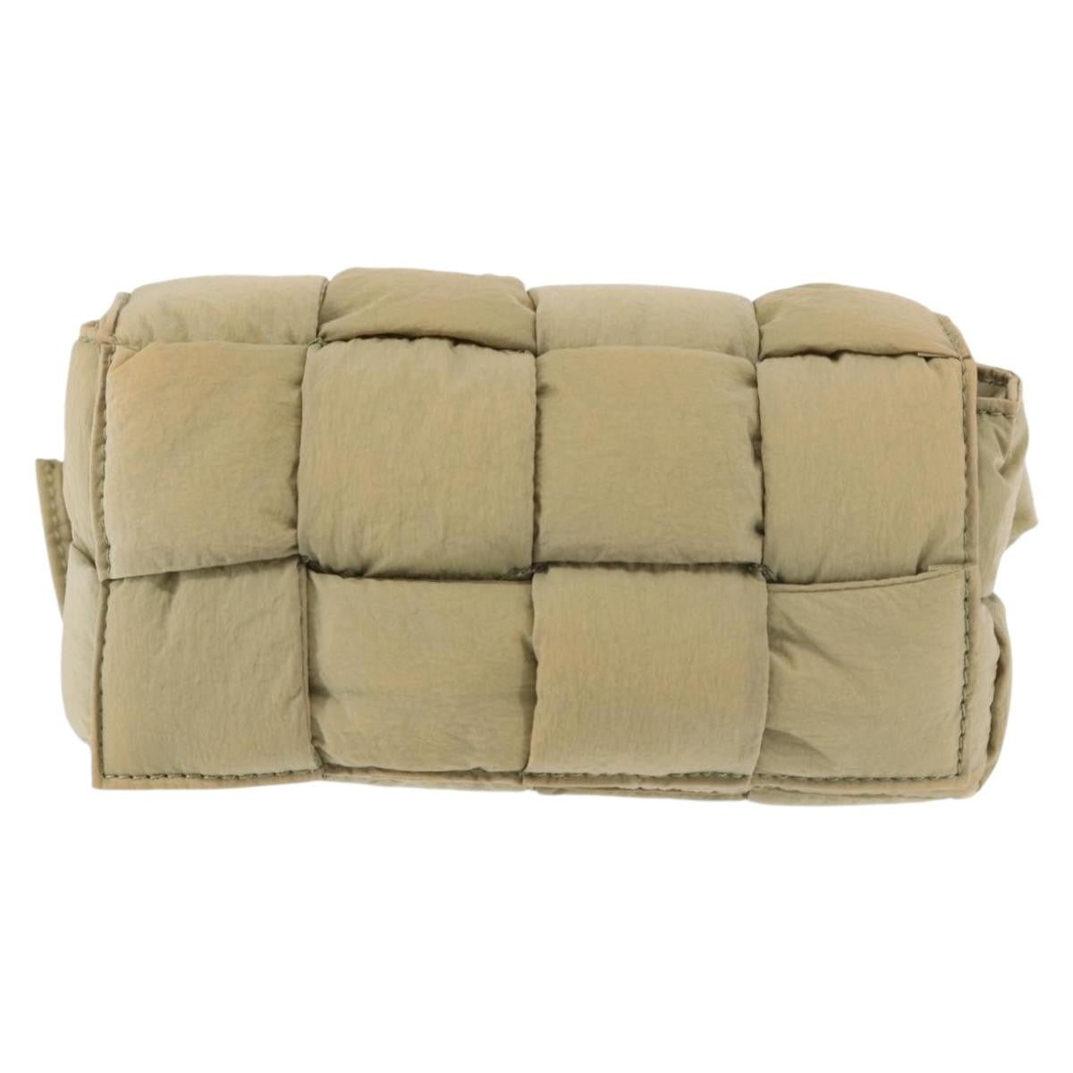 Bottega Veneta Padded Tech Cassette Crossbody Bag Intrecciato Nylon, BEIGE, NYLON, Crossbody bag